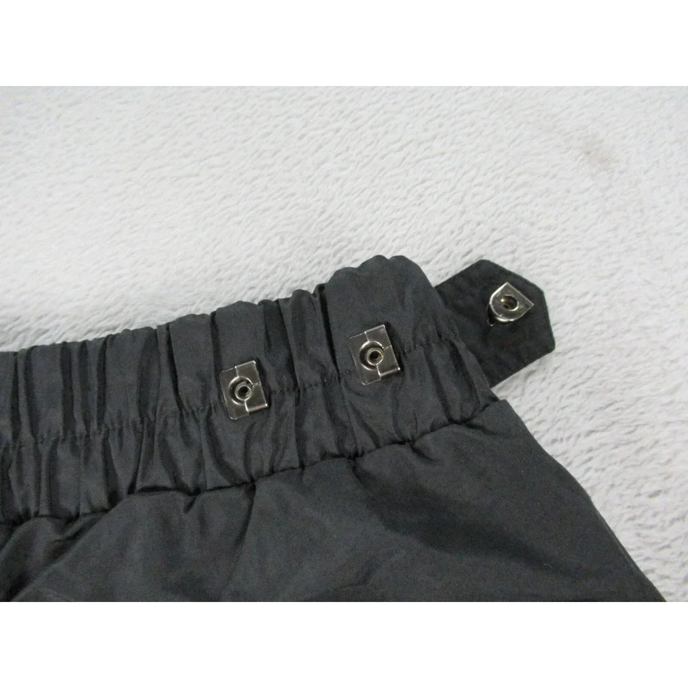Columbia Rain Pants Men Medium Black Elastic Adjustable Pocket 28x29 Vintage 90s